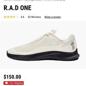 R.A.D One trainers- size US M5 W6.5